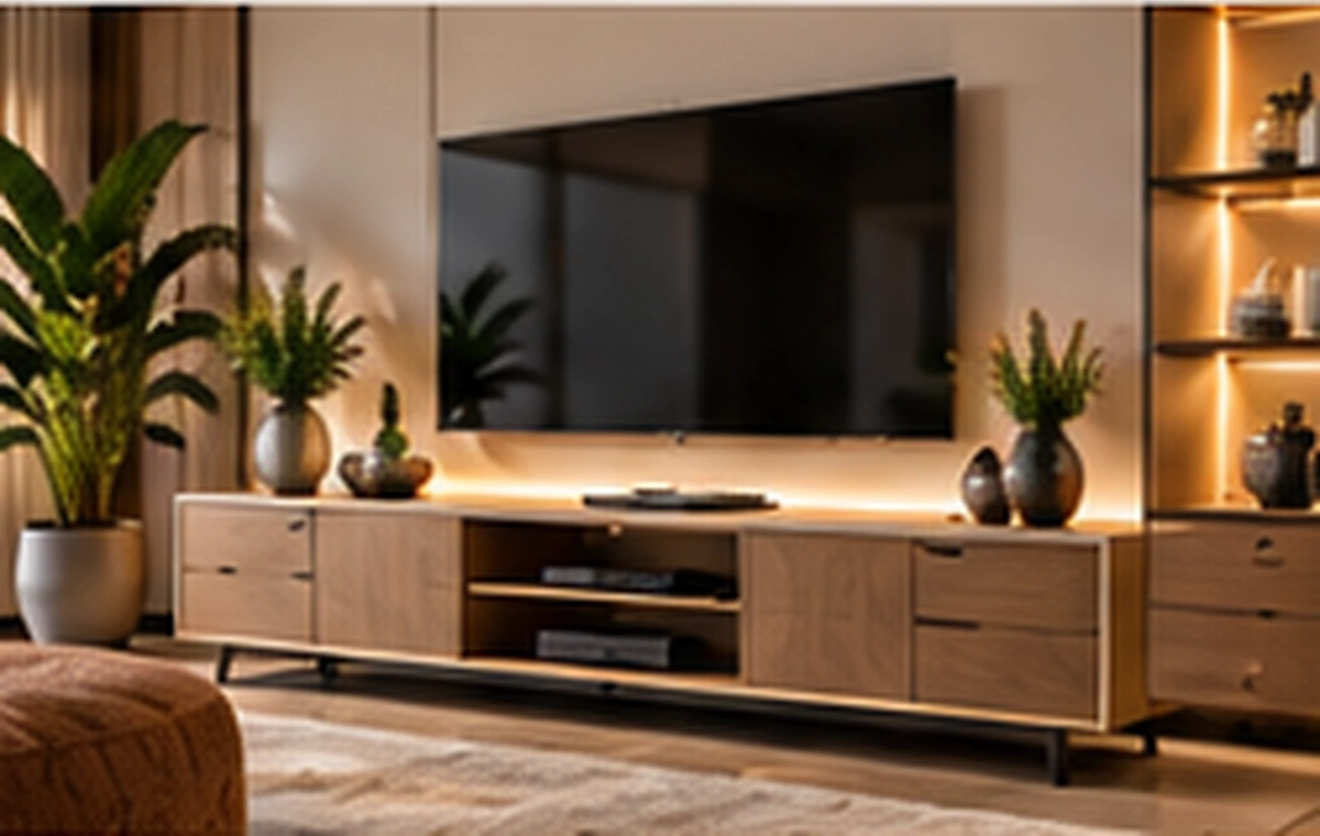 Modern TV ünitesi ve konsol mobilyaları